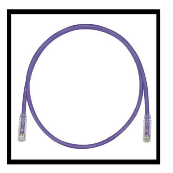 24 AWG Cat 6 UTP Copper 40M Patch Cord Violet UTPSP40MVLY