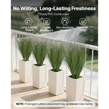 27" Faux Onion Grass Artificial Greenery Shrubs 8-Pack Premium PVC Plants for Home Garden Office & Outdoor Décor Green (Pack Of 8)