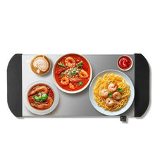 Electric Warming Tray Stainless Steel Adjustable Temperature Control Buffet Food Warmer