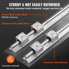 1200 mm Linear Guide Rail Set  and 20mm Slide Blocks (4 PCS) SBR20-C 1200L