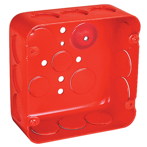 11B Box 2-1/8D Drwn 1IN KO Red 72171-1RED (Pack of 100)