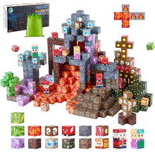 Magnetic Blocks 100PCS Dark Castle Set, STEM Building Cubes for Kids 3+