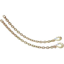 3/8 In Heavy Duty Transport Binder Chain with Clevis Snap Hook for Transporting Towing Truck Tie Down (Pack Of 2)