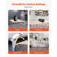 6000 lbs  Portable Folding Workstand Foldable Work Stand with Storage Table Top NOT Included, for Garage Workshop