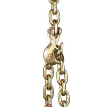 3/8 Inch Transport Binder Tow Chain with Clevis Grab Hooks for Transporting Towing Truck Tie Down Binding Equipment