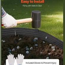 72 Inch Rust-Resistant Bendable for Yard Garden Metal Landscape Edging GE-L72in-8 (Pack of 8)