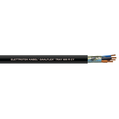 Gaalflex Stranded Bare Copper Unshielded Al Tape TC Drain PVC Tray 600 R CY Cable