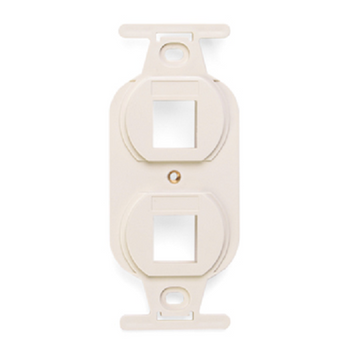 2-Port QUICKPORT Duplex Type 106 Insert Almond 41087-2TP