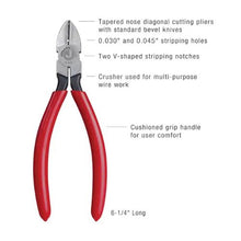 6-1/4" Telecom Diagonal Cutting Pliers JIC-7858 (Pack of 2)