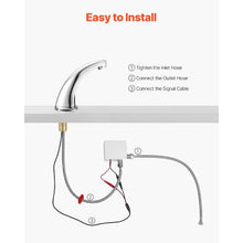 9/16 in Pipe Touchless Bathroom Sink Faucet for Restroom G233M