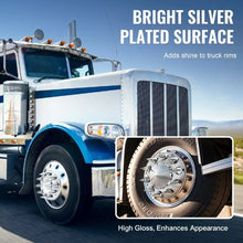 Wheel Covers for Semi Truck, ABS Electroplate Rust-Resistant Lug Nut Covers RL-LG004