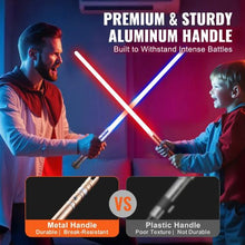 RGB Light-Up Sword for Kids & Adults – 12 Colors, FX Sound, Gold