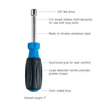 3/8" Hollow Nut Driver and 3" Shaft ND-63038 (Pack of 5)