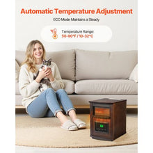 1500W Infrared Electric Heater with Remote, Timer & LED Display for Indoor/Outdoor Use