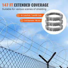 147 Ft Razor Barbed Wire and 3 Rolls Razor Wire Fencing Razor Fence For Garden SD-SRBW10.5-BTO22