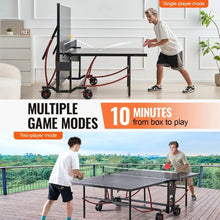 6 mm Portable Foldable Aluminum Ping Pong Table – Quick Assembly for Kids & Adult