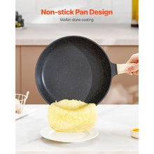 19 PiecePots and Pans Set Nonstick and Granite Cookware Set for Kitchen (Black)