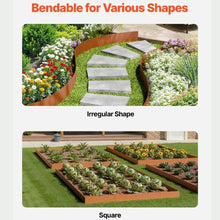 40 x 6 Inch Weather-Resistant Garden Edging Border Steel Landscape Edging B40X6in-6 (Pack of 6)