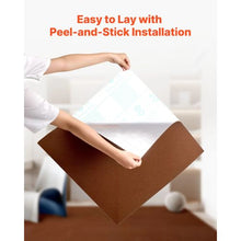 24 X 24 Squares Self Adhesive Carpet Floor Tile for  Living Room and Bedroom SXP-TWDT-004 (20 Pcs)