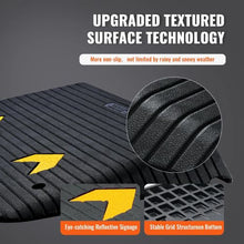 4 Inch Upgraded Rubber Threshold Ramp Natural Rubber Car Ramp with Non-Slip Textured Surface for Wheelchair and Scooter