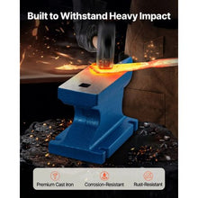 55 lb Iron Anvil Single Horn Anvil  with Large Countertop and Stable Base for Shaping Bending