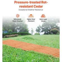 Brown Straight Pathway Roll Out Garden Walkway Wooden Garden