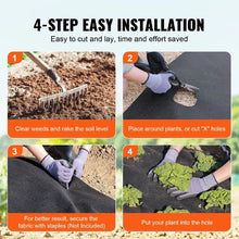 10 x 100' Ft 8OZ Ground Cover Weed Control Fabric Non-Woven Geotextile Fabric GDF-3.0*30.5-271