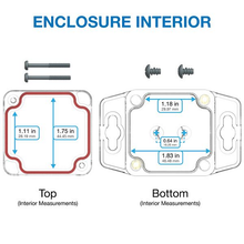 1.97" X 1.38" X 2.05" Shield Electronic Enclosure RBF22P04C10C