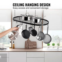 36 inch Pot and  Hanging two in one storage Rack for Ktchen LX-P9251E