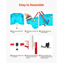 3-8 -Ages Adjustable Kids Basketball Hoop, Portable Indoor/Outdoor Toy for Kids