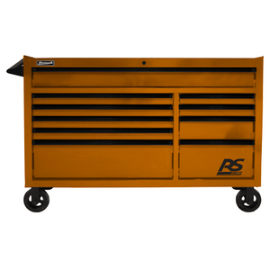 54" Rs Pro Orange 10 Drawer Rolling Cabinet OG04054010