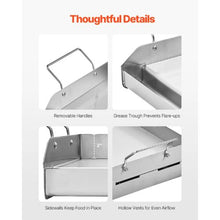 425x270 mm Stainless Steel Griddle for BBQ Grill