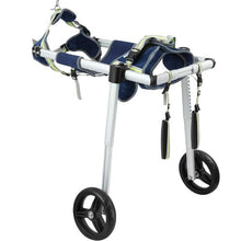 2 Wheels Dog Wheelchair and Back Legs Pet Wheelchair Injured Disabled for Dog Cart SS2-XS