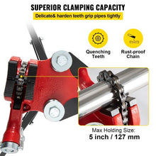 1/8"-5" Pipe Capacity Chain Vise with Tripod Stand for Plumbing and Pipe Work TP-425