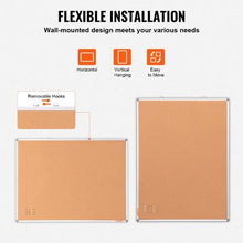 48"x36" Large Cork Board – Wall-Mounted Bulletin Board for School Home Office