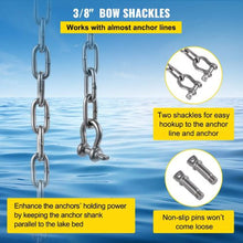 20 x 5/16 Stainless Steel  Anchor Chain for Small Boat AC20C