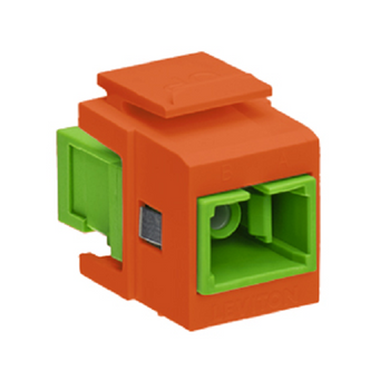 SM/APC Zirconia Ceramic Simplex SC Adapter Orange 41085-ASO