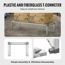 60 X 20 X 12 In Aluminum Storage Rack JC-ADR-206012-ASB