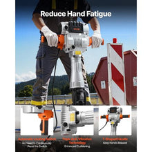 2100W Demolition Jack Hammer 2 Flat Chisels