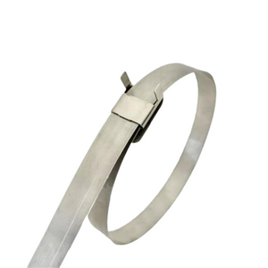 5/8" W X 0.030" T X 56" L SS 304 Fast Band with Clip-Style Buckle CRA3081581422N (25/Bag)