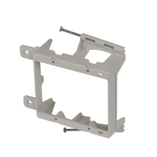 4.2 Inch Height Gray Low Voltage Nail On Bracket for New Construction Wall plate Bracket AC100912