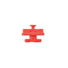 Red Nylon Forward Keyhole Post Clips AC1051KH20(Pack of 20)
