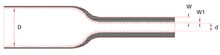 Atum Semi-flexible, General Purpose Adhesive-lined, Moisture Proof Heat-shrinkable Tubing - RK-6025-8/2