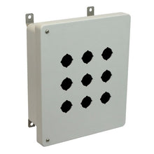 9 Push Button AM Series Non Metallic Polyester Enclosure AM1084HP9