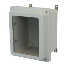 NEMA 4X Wall Mount Window JIC Size Fiberglass Enclosure with Windows AM1084RHW