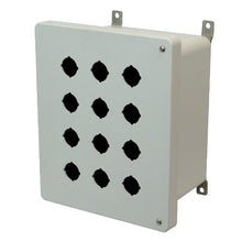 8 Inch Width AM Series Non Metallic Polyester Push Button Enclosure AM1086HP12