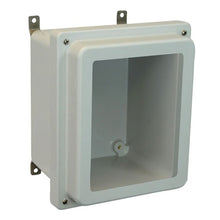 1 Door Window Wall Mount Fiberglass Enclosure with Windows AM1086RW