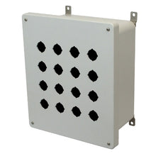 16 Push Button Non Metallic Polyester Enclosure AM1206P16