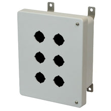 6 Inch Width Non Metallic Polyester Push Button Enclosure AM864HP6