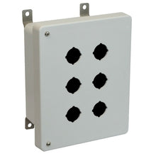 6 Inch Width Non Metallic Polyester Push Button Enclosure AM864HP6